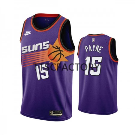 Maglia NBA Phoenix Suns Cameron Payne 15 Nike 2022-23 Classic Edition Viola Swingman - Uomo